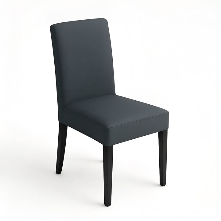 Housse de chaise Lola de couleur anthracite vue en 360°